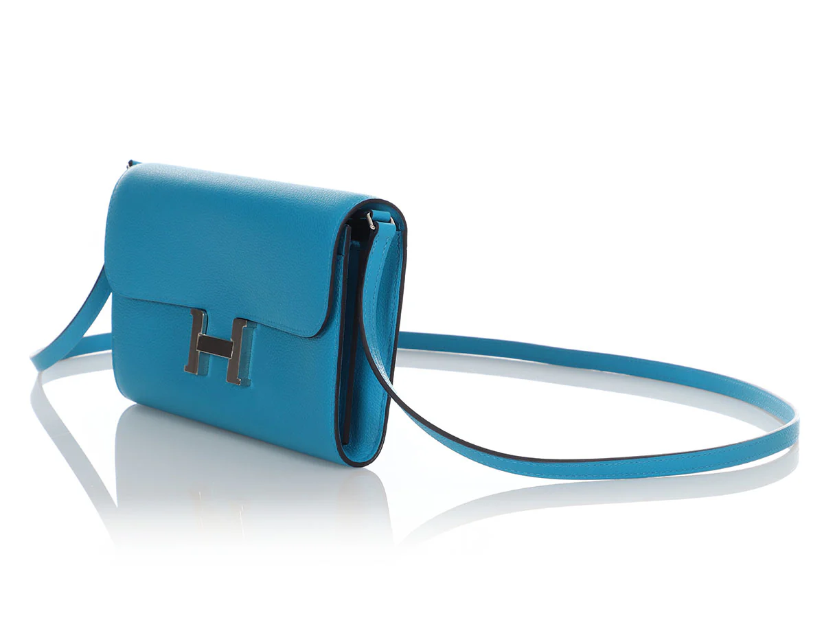 Hermès Bleu Frida Evercolor Constance To Go - Image 3