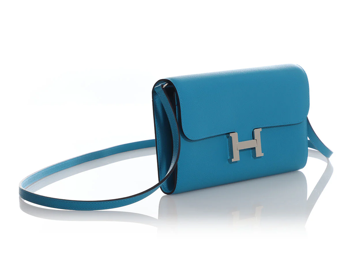 Hermès Bleu Frida Evercolor Constance To Go - Image 5