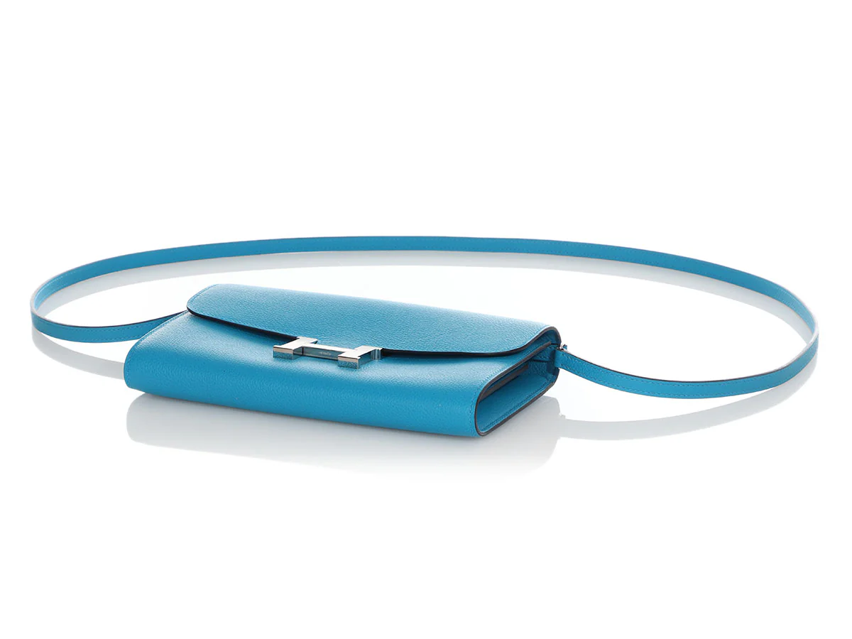 Hermès Bleu Frida Evercolor Constance To Go - Image 6