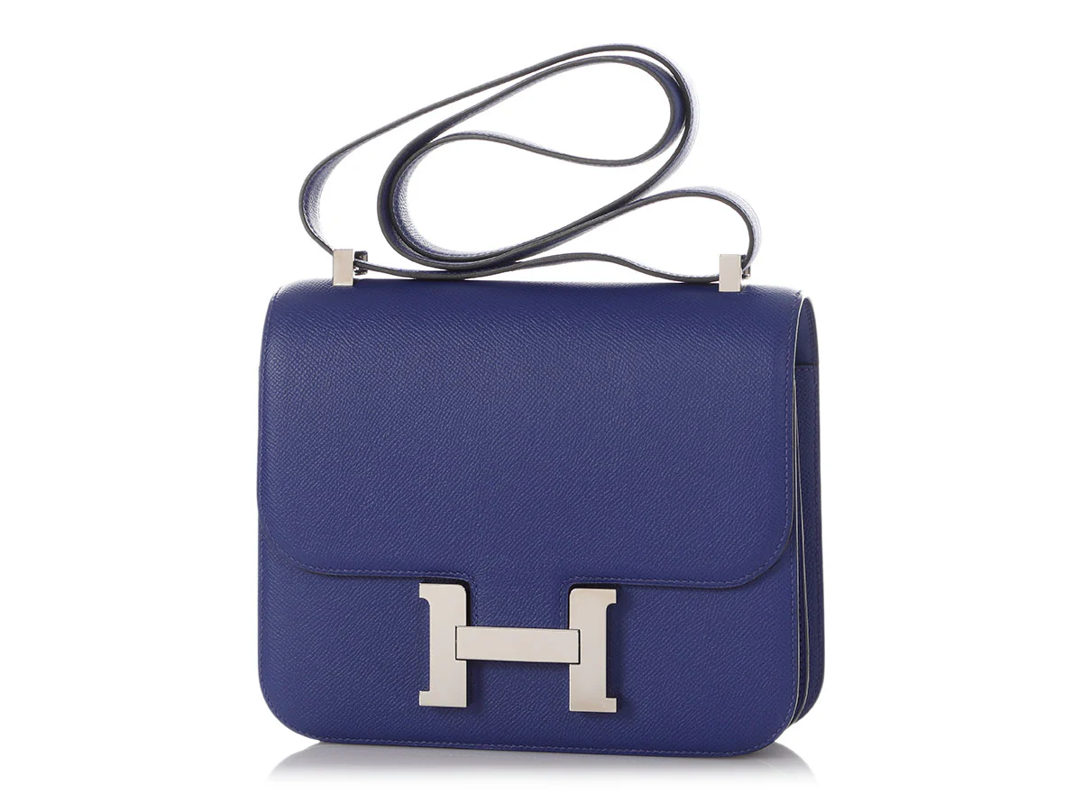 Hermès Bleu Electrique Epsom Constance 24 - Image 2