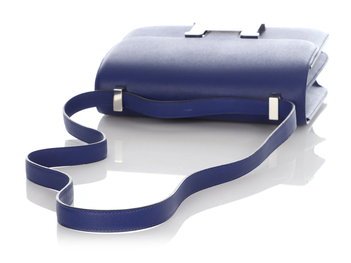 Hermès Bleu Electrique Epsom Constance 24 - Image 7