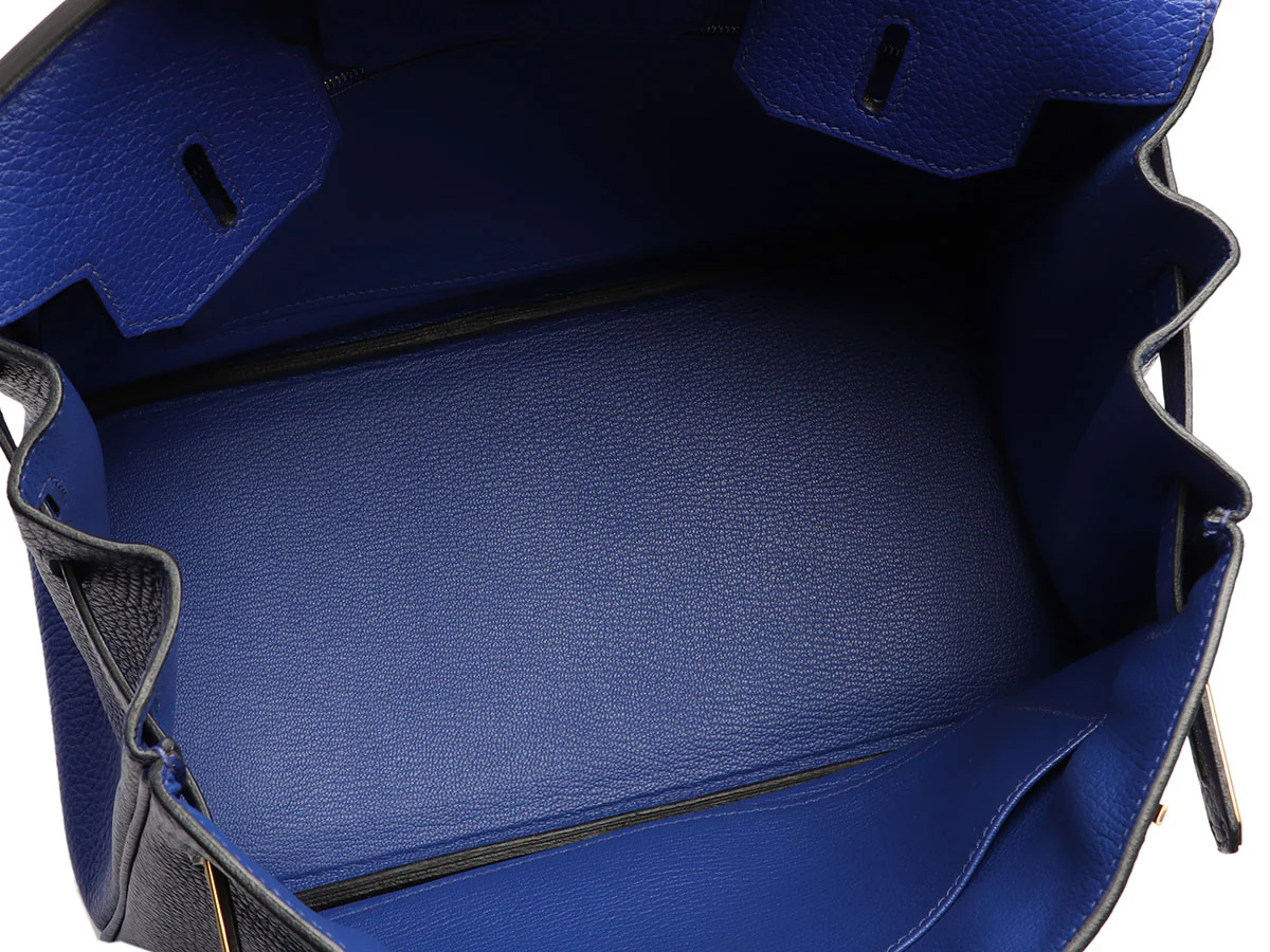 Hermès Bleu Electrique Clémence Birkin 30 - Image 10