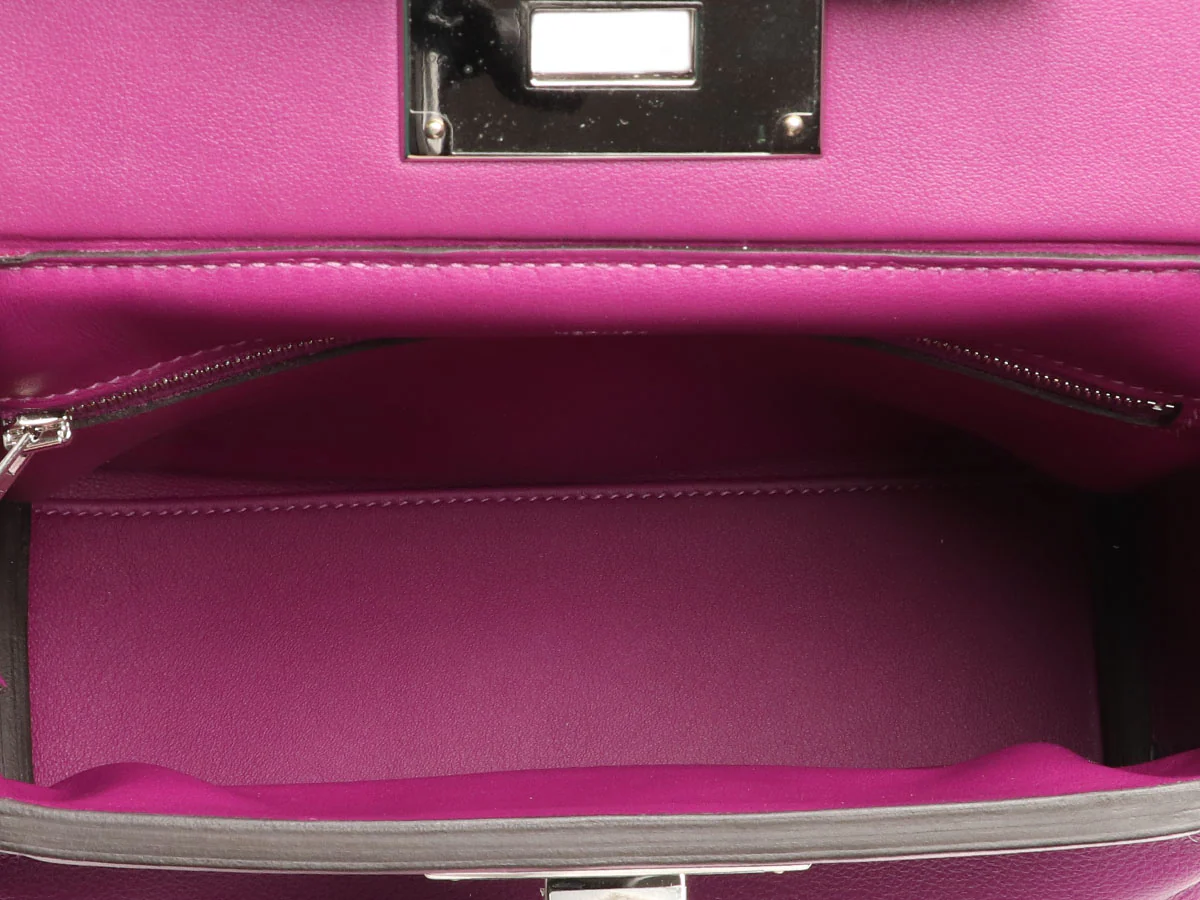 Hermès Mini Anemone Swift and Evercolor 24/24 Bag - Image 10