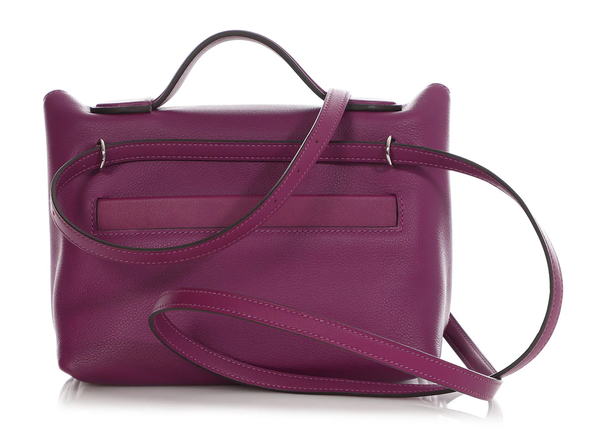 Hermès Mini Anemone Swift and Evercolor 24/24 Bag - Image 5