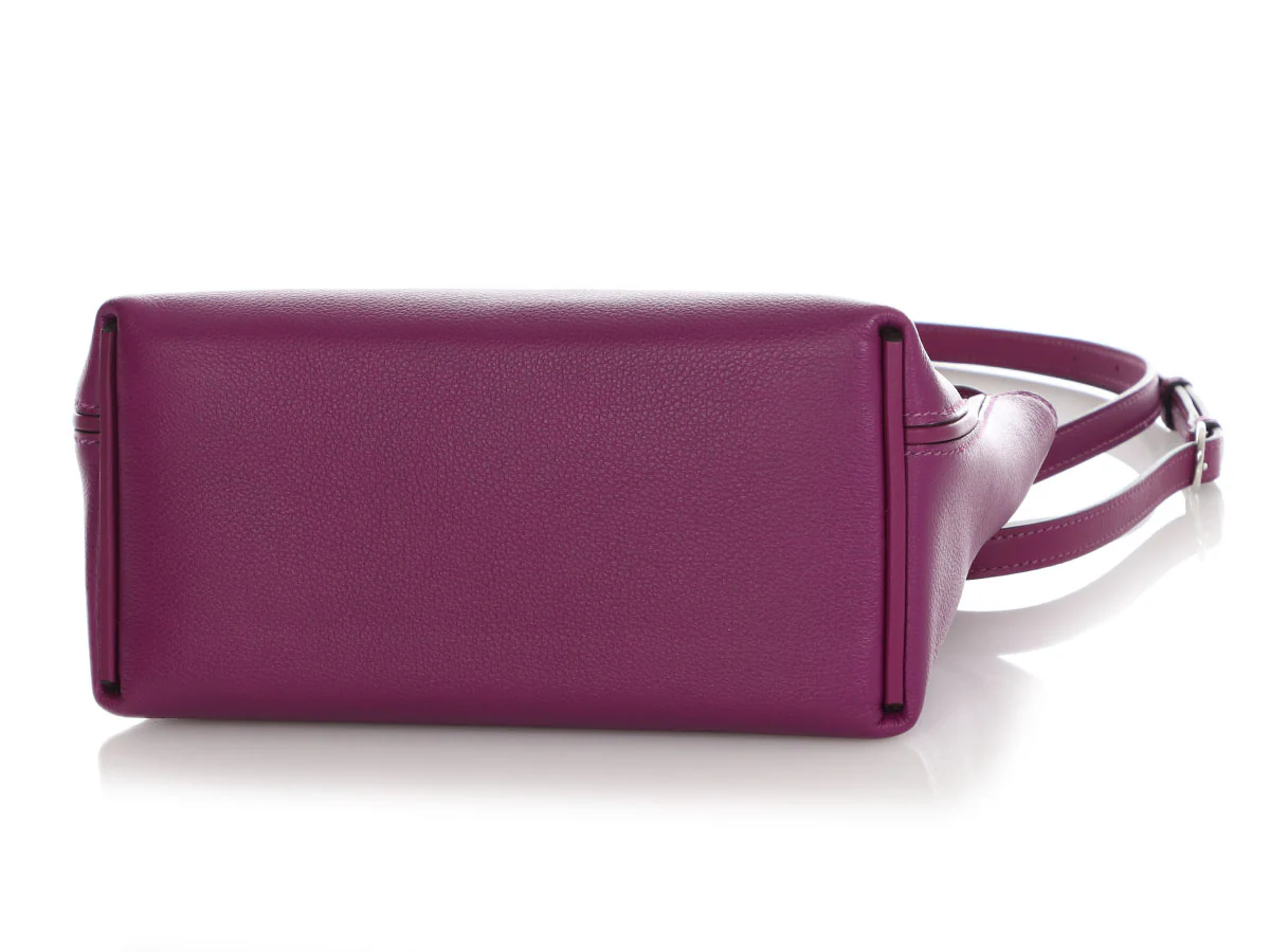 Hermès Mini Anemone Swift and Evercolor 24/24 Bag - Image 7