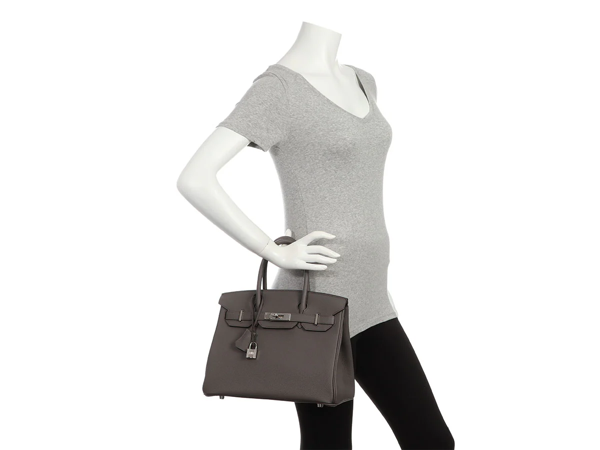 Hermès Etain Togo Birkin 30 - Image 12
