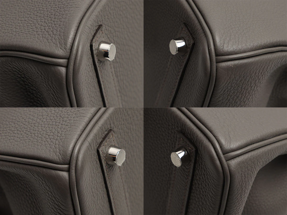 Hermès Etain Togo Birkin 30 - Image 9