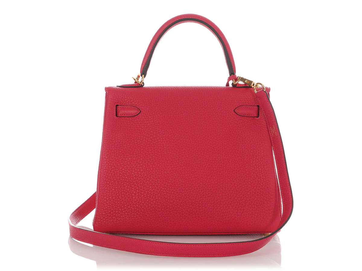 Hermès Framboise Togo Kelly 25 - Image 4