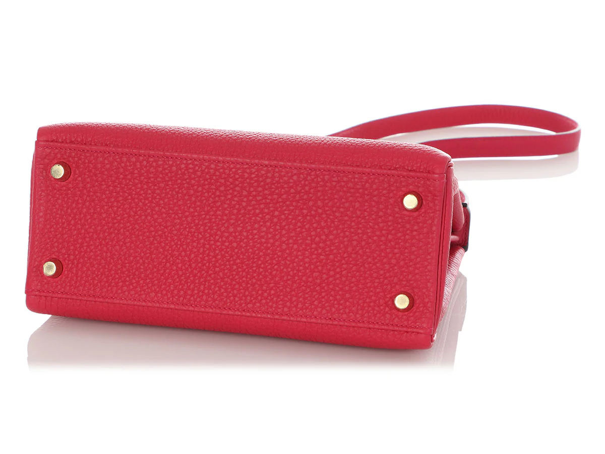 Hermès Framboise Togo Kelly 25 - Image 6