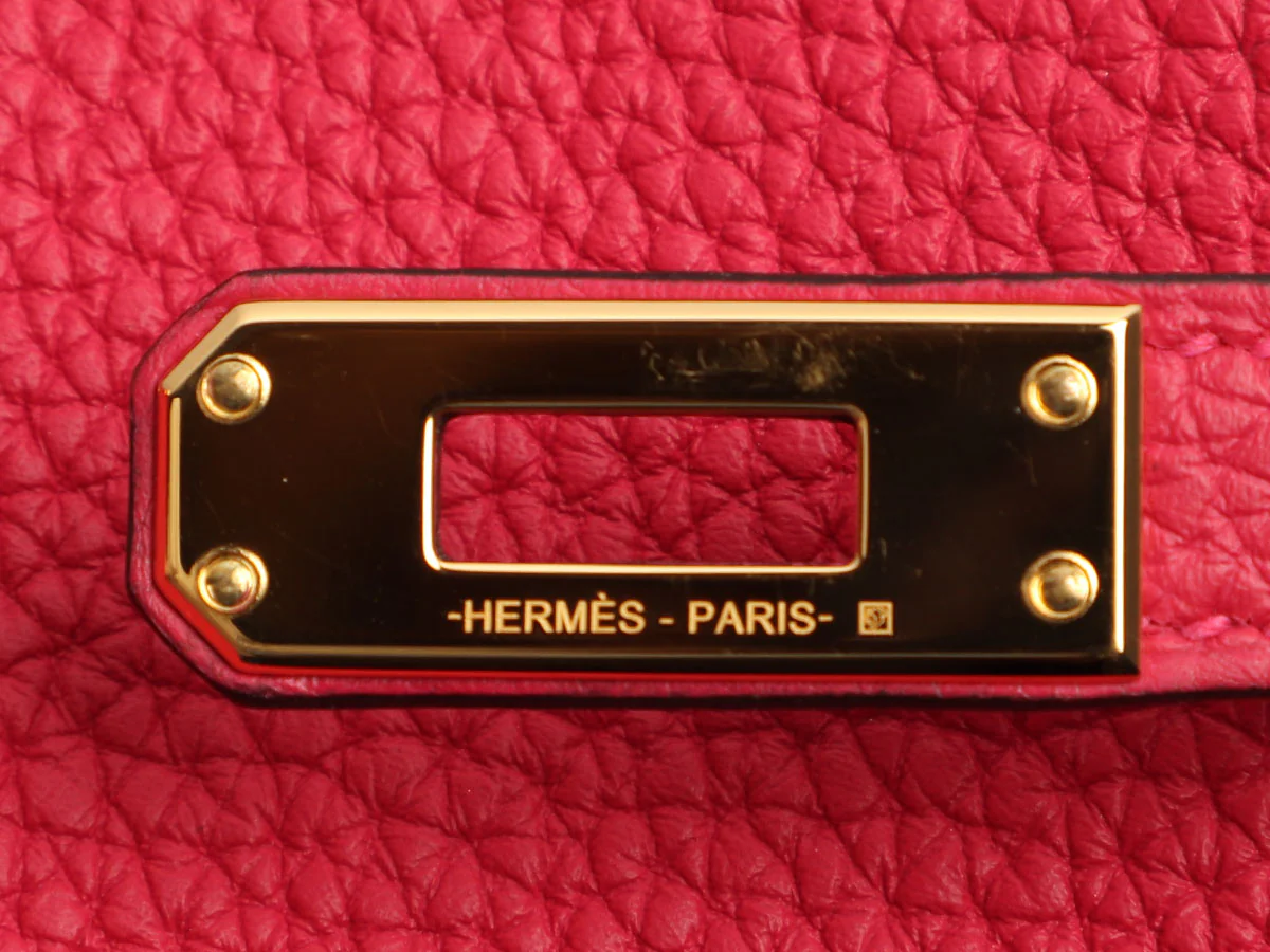 Hermès Framboise Togo Kelly 25 - Image 8