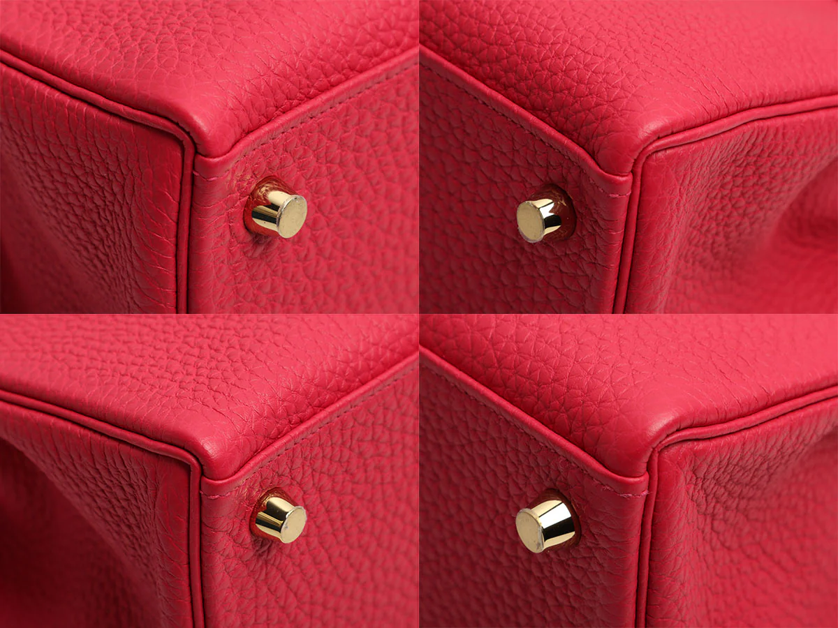 Hermès Framboise Togo Kelly 25 - Image 9