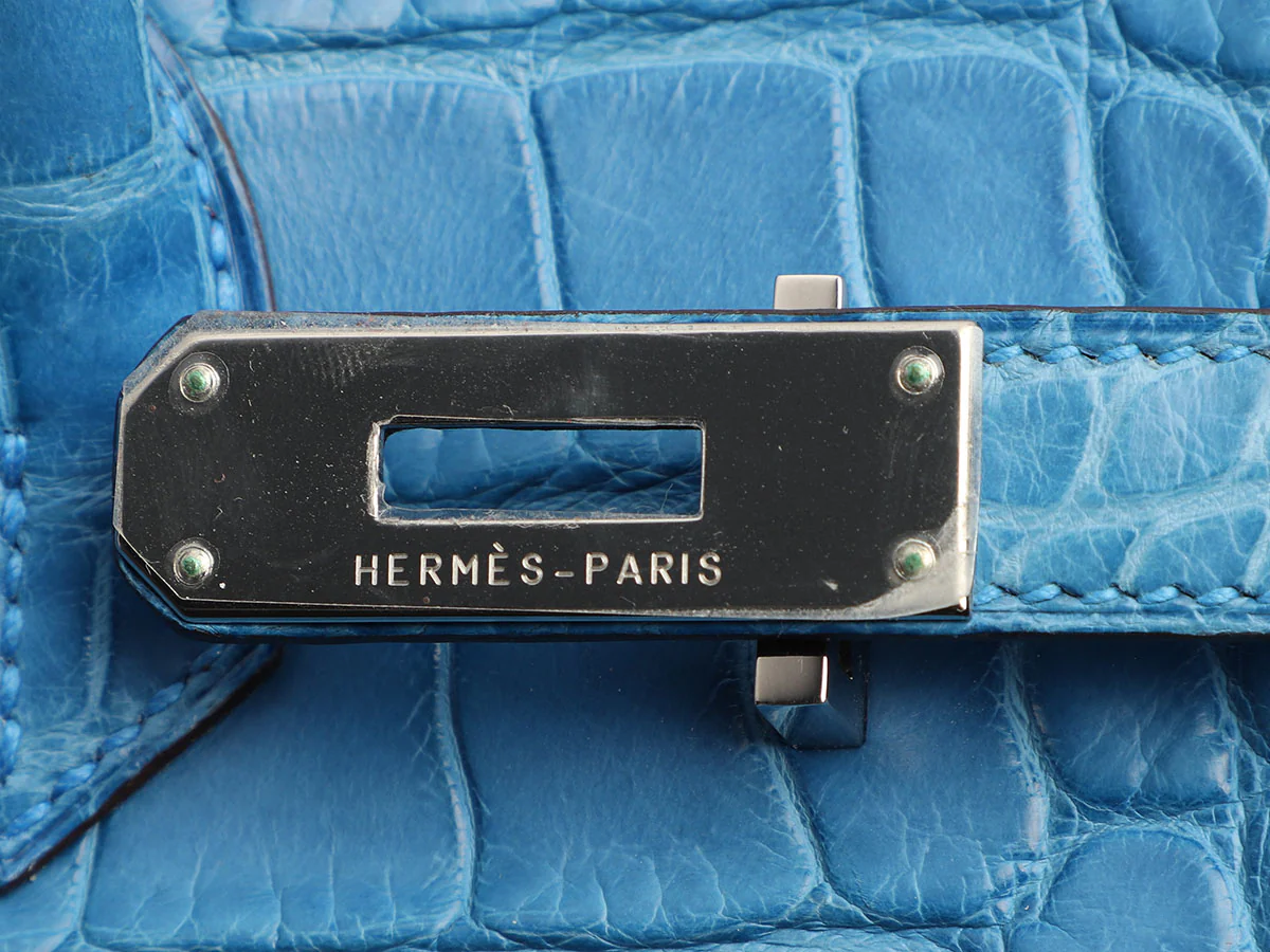 Hermès Mykonos Matte Alligator Birkin 35 - Image 10