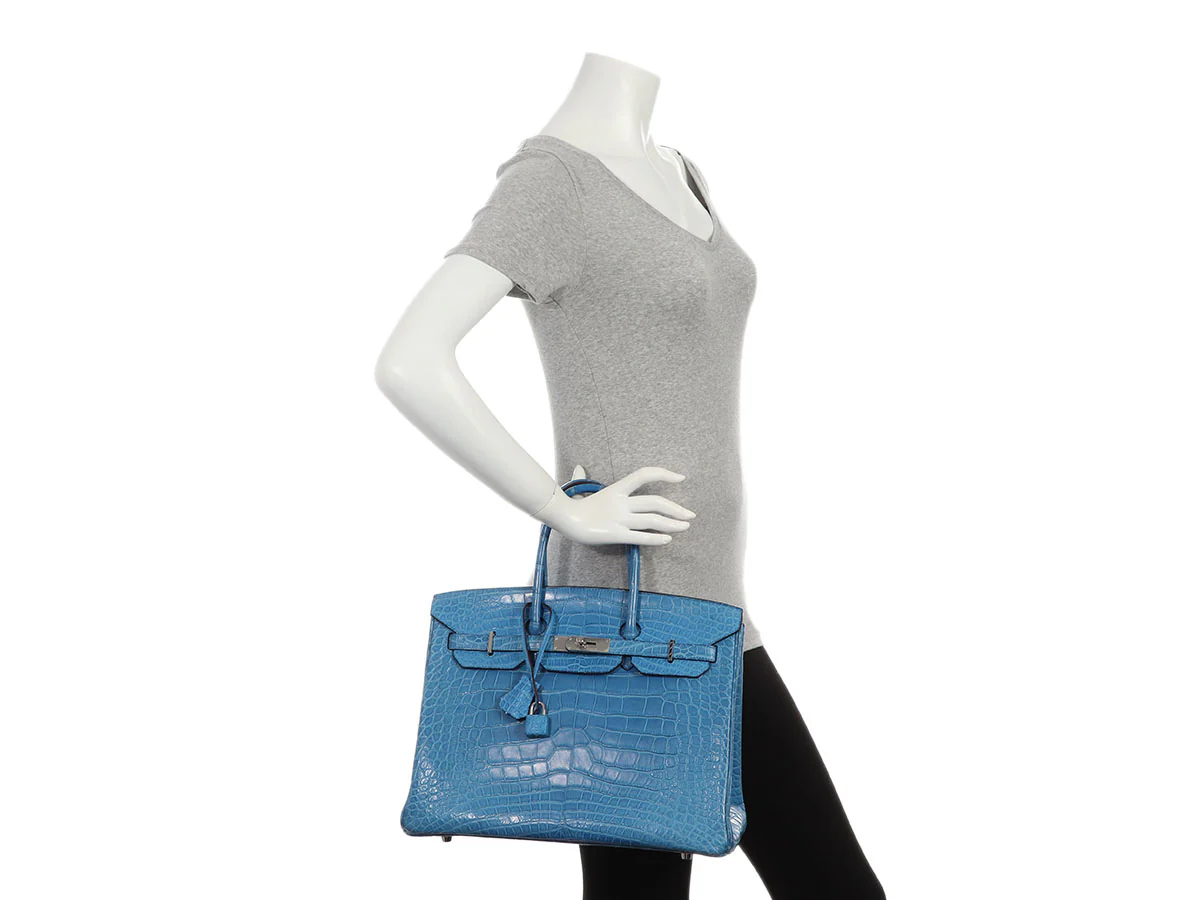 Hermès Mykonos Matte Alligator Birkin 35 - Image 11