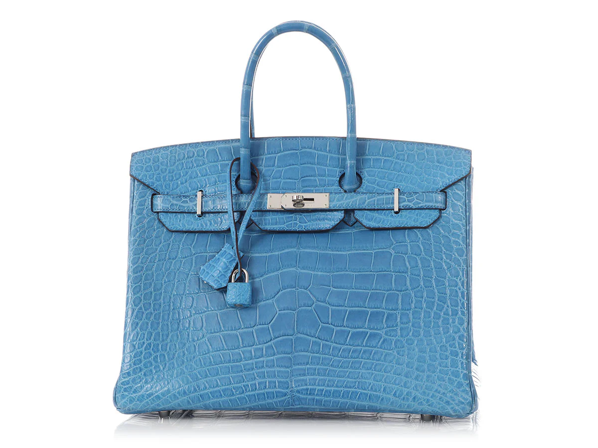 Hermès Mykonos Matte Alligator Birkin 35 - Image 2