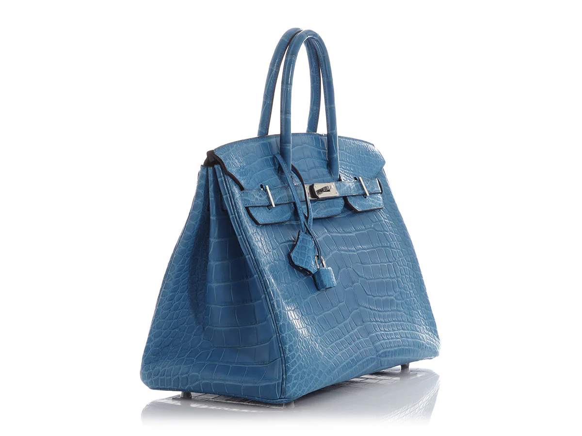 Hermès Mykonos Matte Alligator Birkin 35 - Image 5