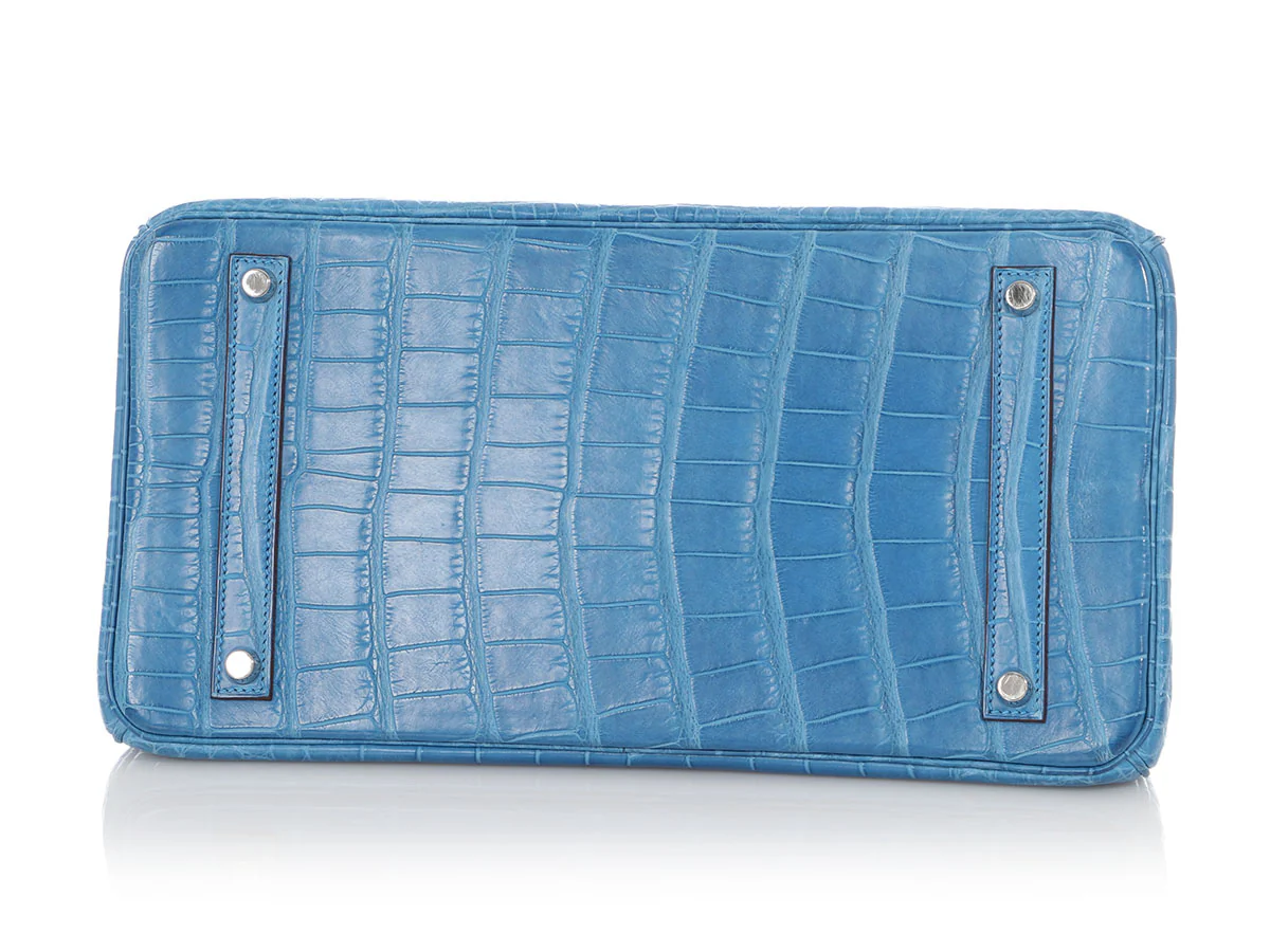 Hermès Mykonos Matte Alligator Birkin 35 - Image 6