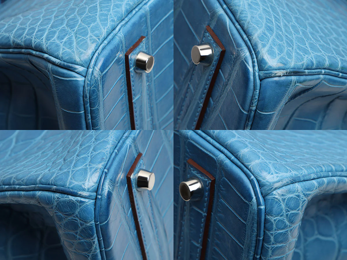 Hermès Mykonos Matte Alligator Birkin 35 - Image 8