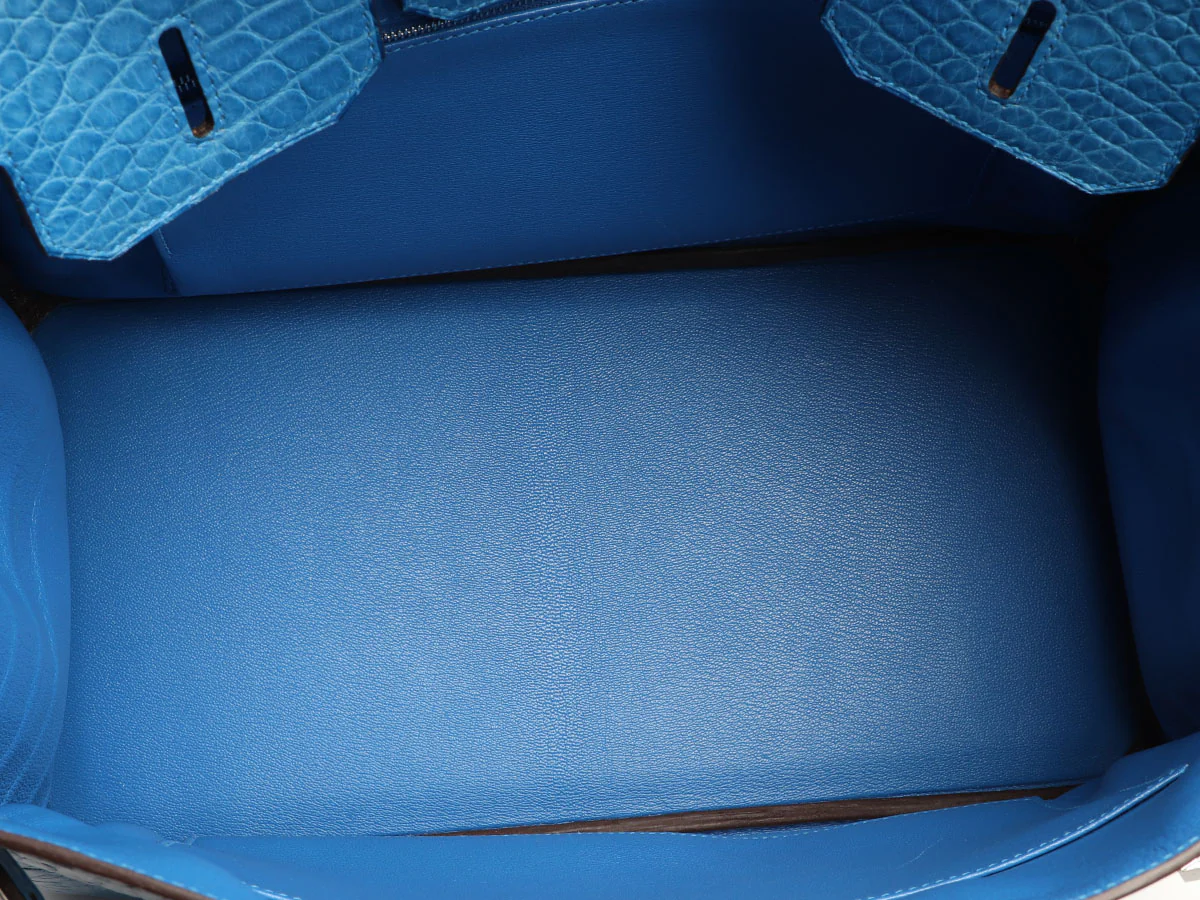 Hermès Mykonos Matte Alligator Birkin 35 - Image 9