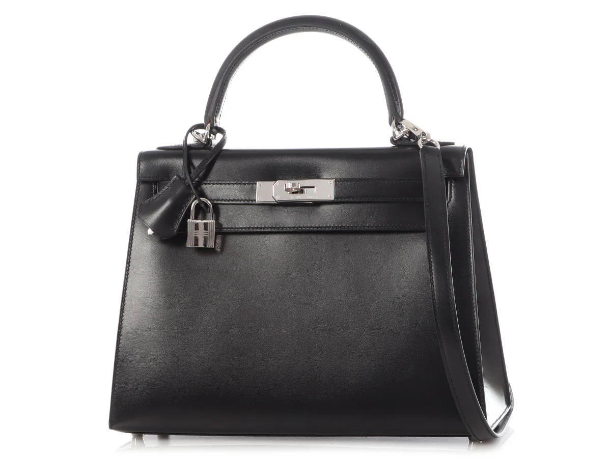 Hermès Black Box Calfskin Kelly 28 - Image 2