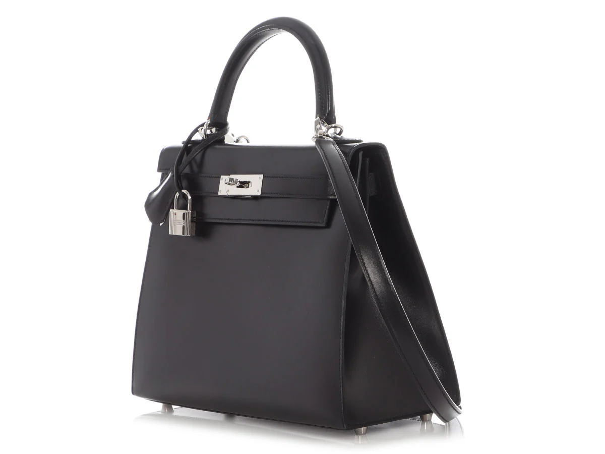Hermès Black Box Calfskin Kelly 28 - Image 3