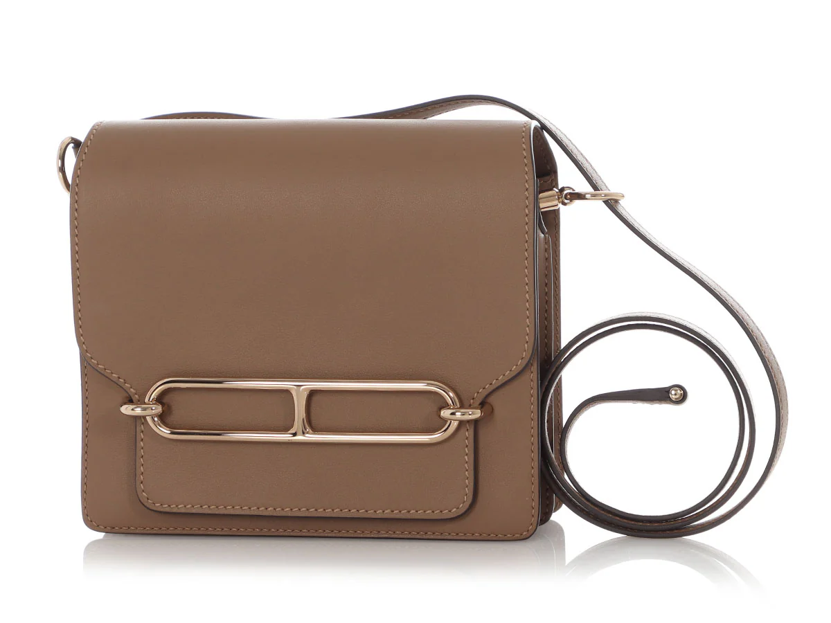 Hermès Mini Beige de Weimar Swift Roulis - Image 2
