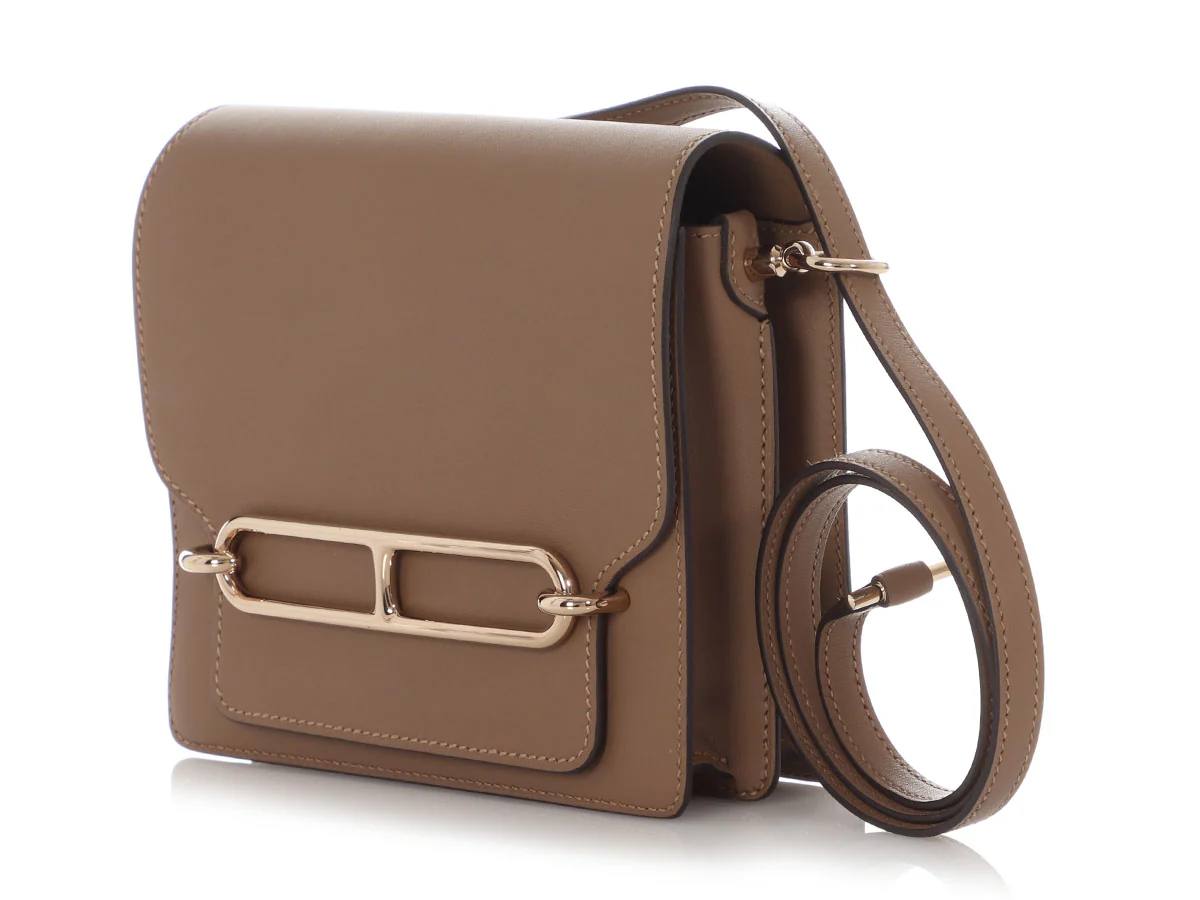 Hermès Mini Beige de Weimar Swift Roulis - Image 3