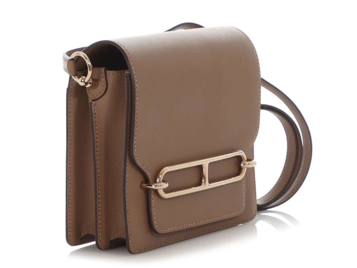 Hermès Mini Beige de Weimar Swift Roulis - Image 5