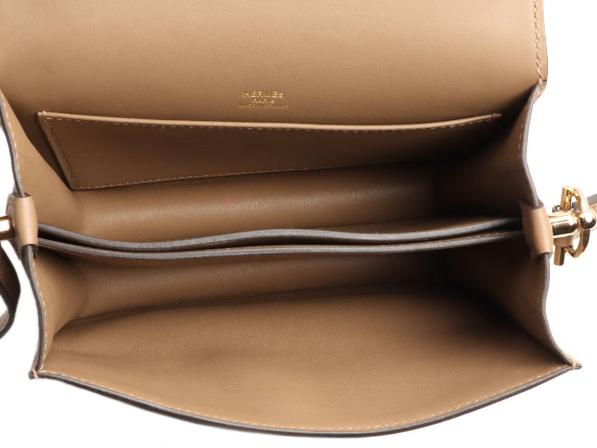 Hermès Mini Beige de Weimar Swift Roulis - Image 9