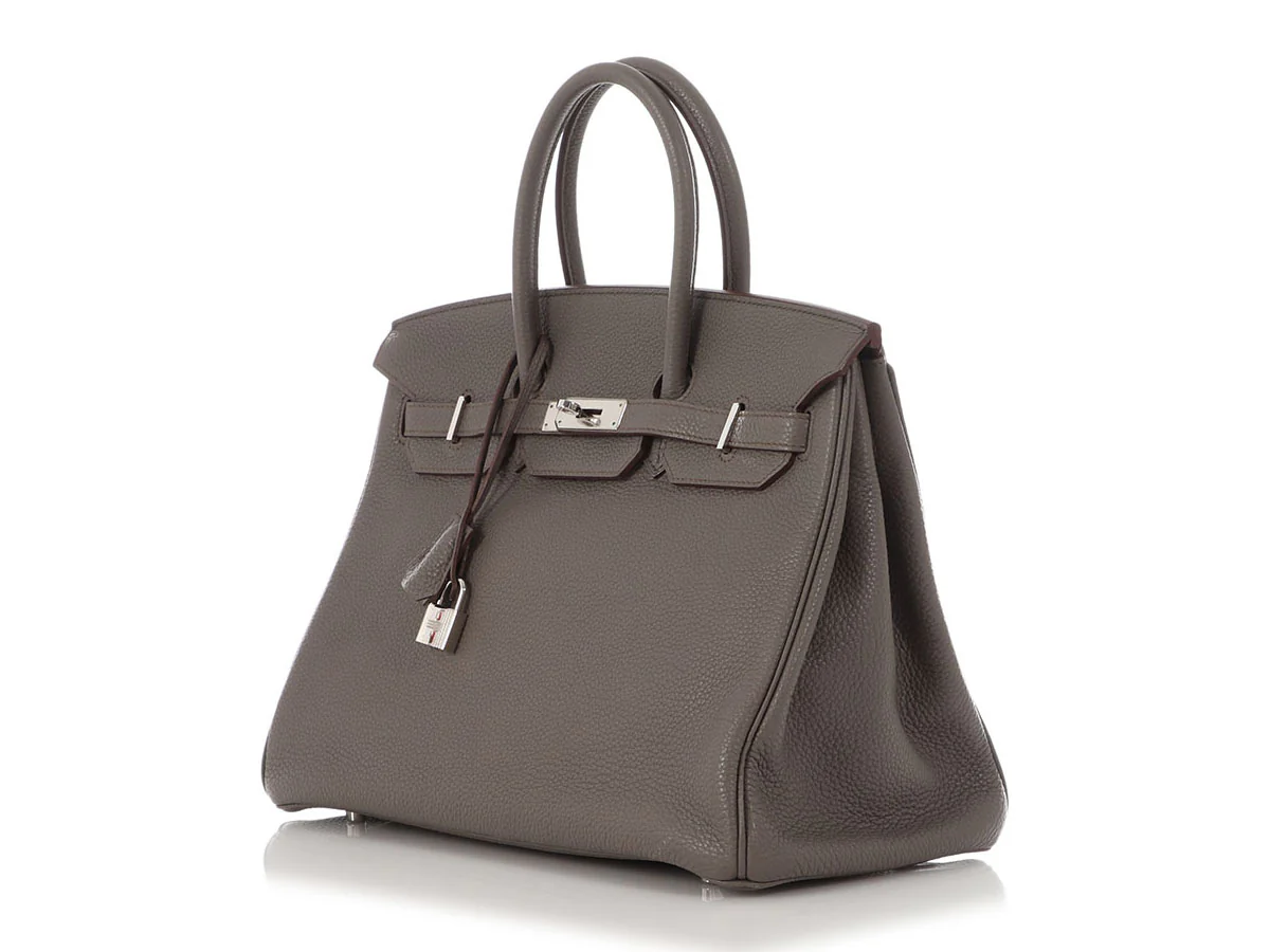 Hermès Etain Togo Birkin 35 - Image 3