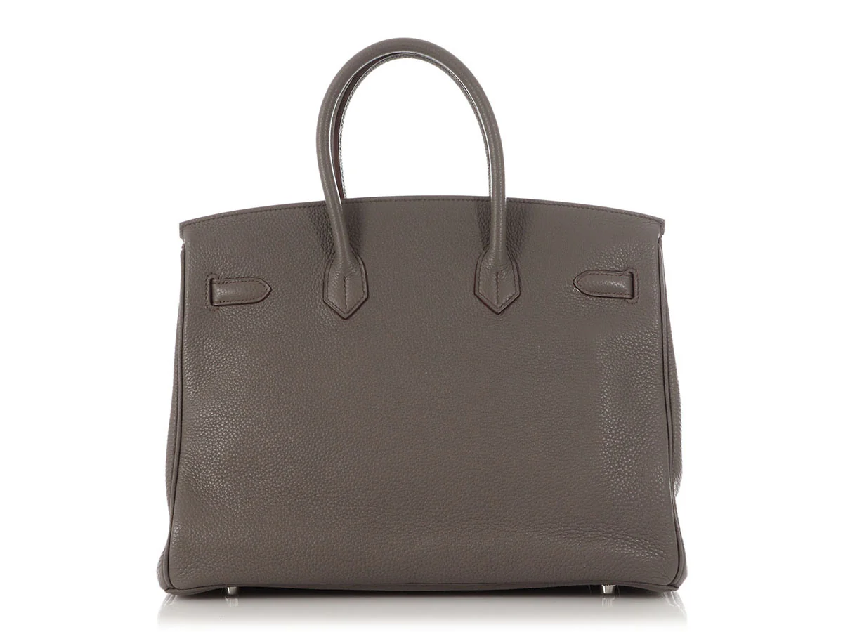 Hermès Etain Togo Birkin 35 - Image 4