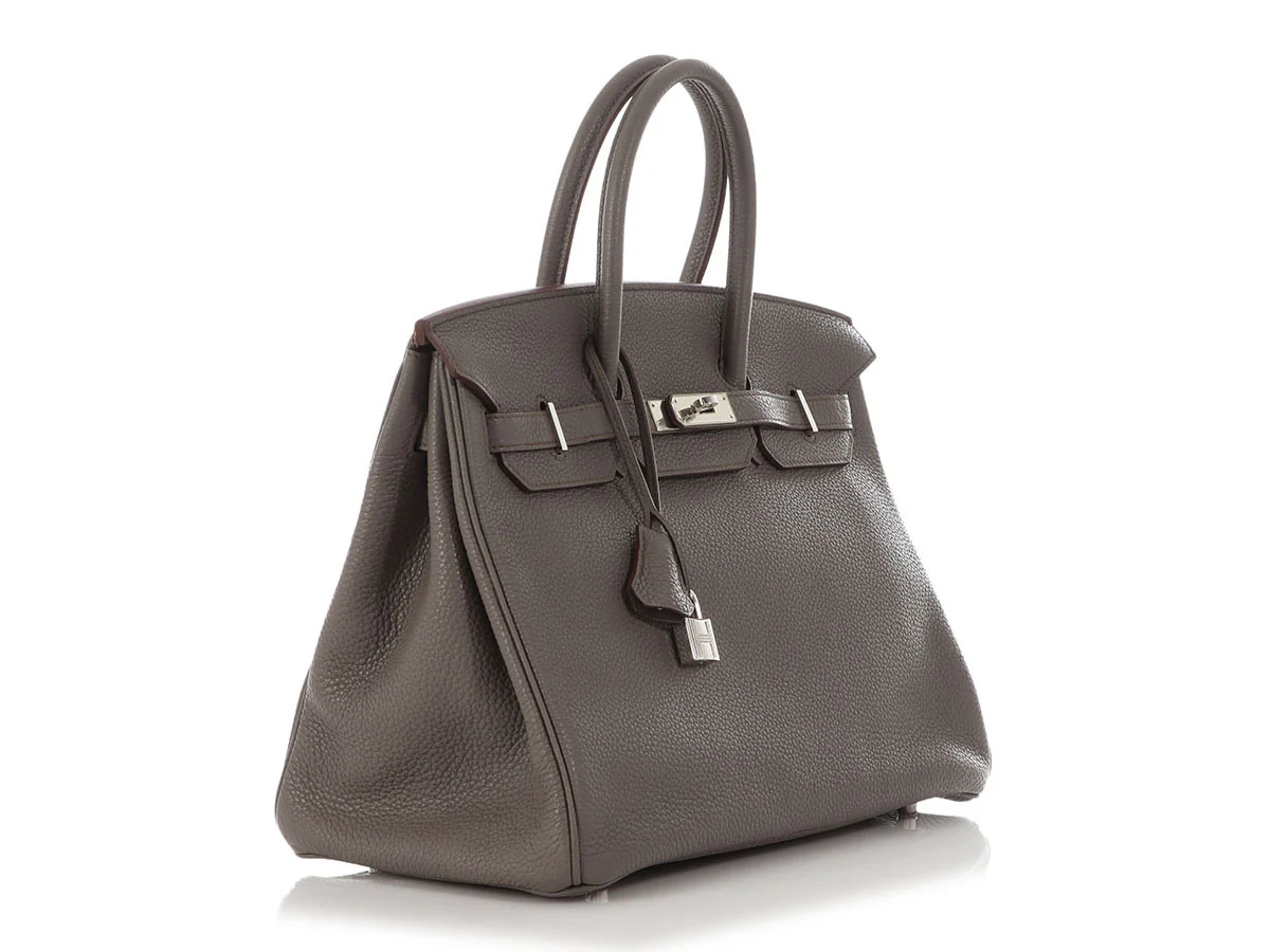 Hermès Etain Togo Birkin 35 - Image 5