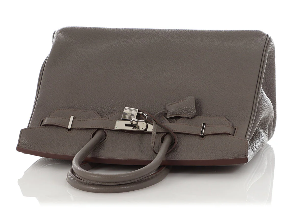 Hermès Etain Togo Birkin 35 - Image 7