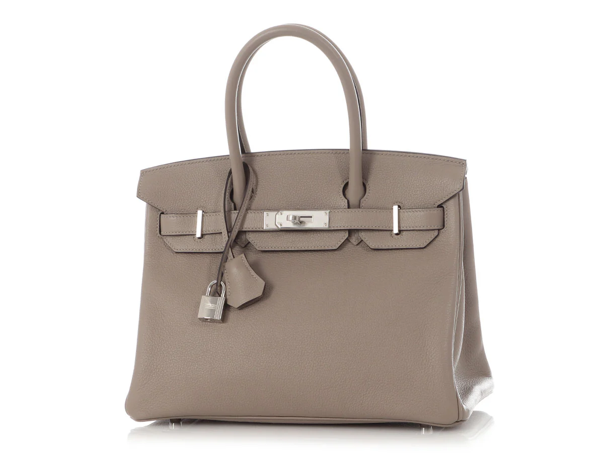 Hermès Gris Asphalte Togo Birkin 30 - Image 2