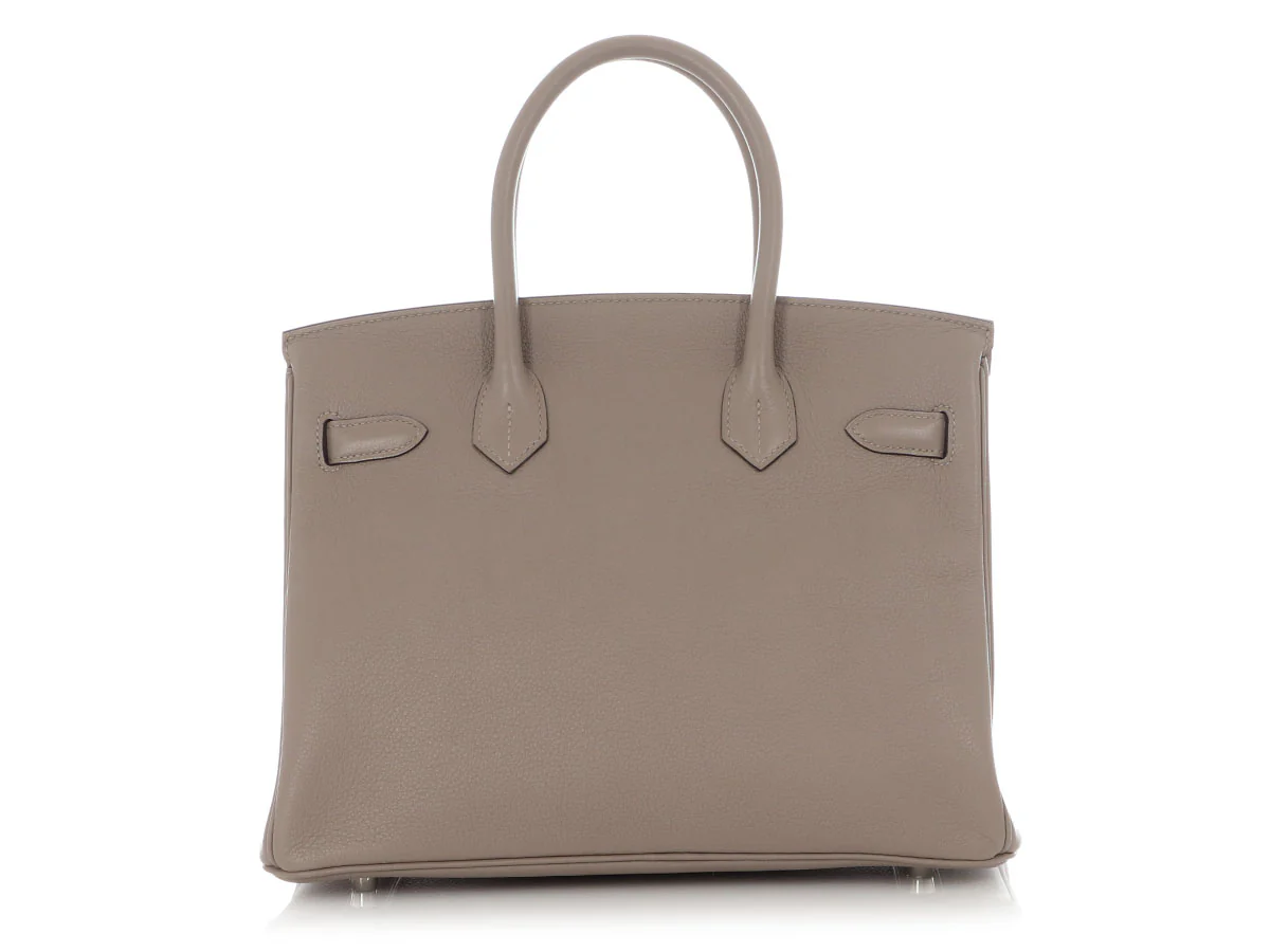 Hermès Gris Asphalte Togo Birkin 30 - Image 4