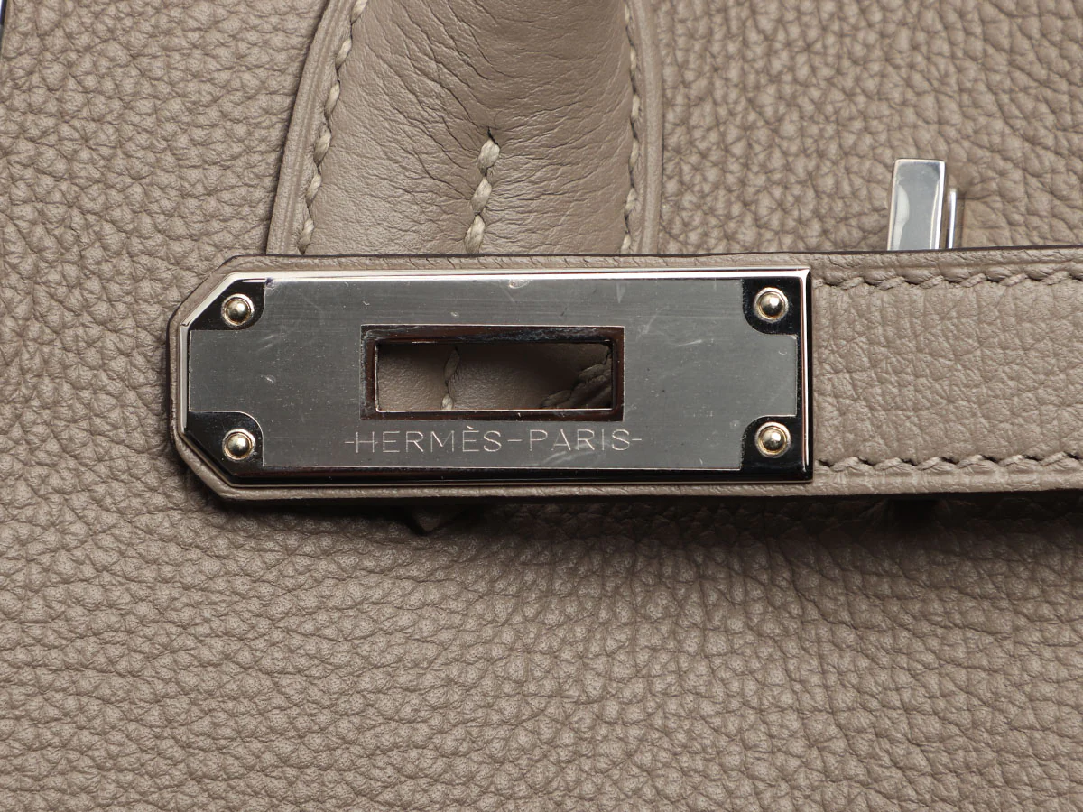 Hermès Gris Asphalte Togo Birkin 30 - Image 8