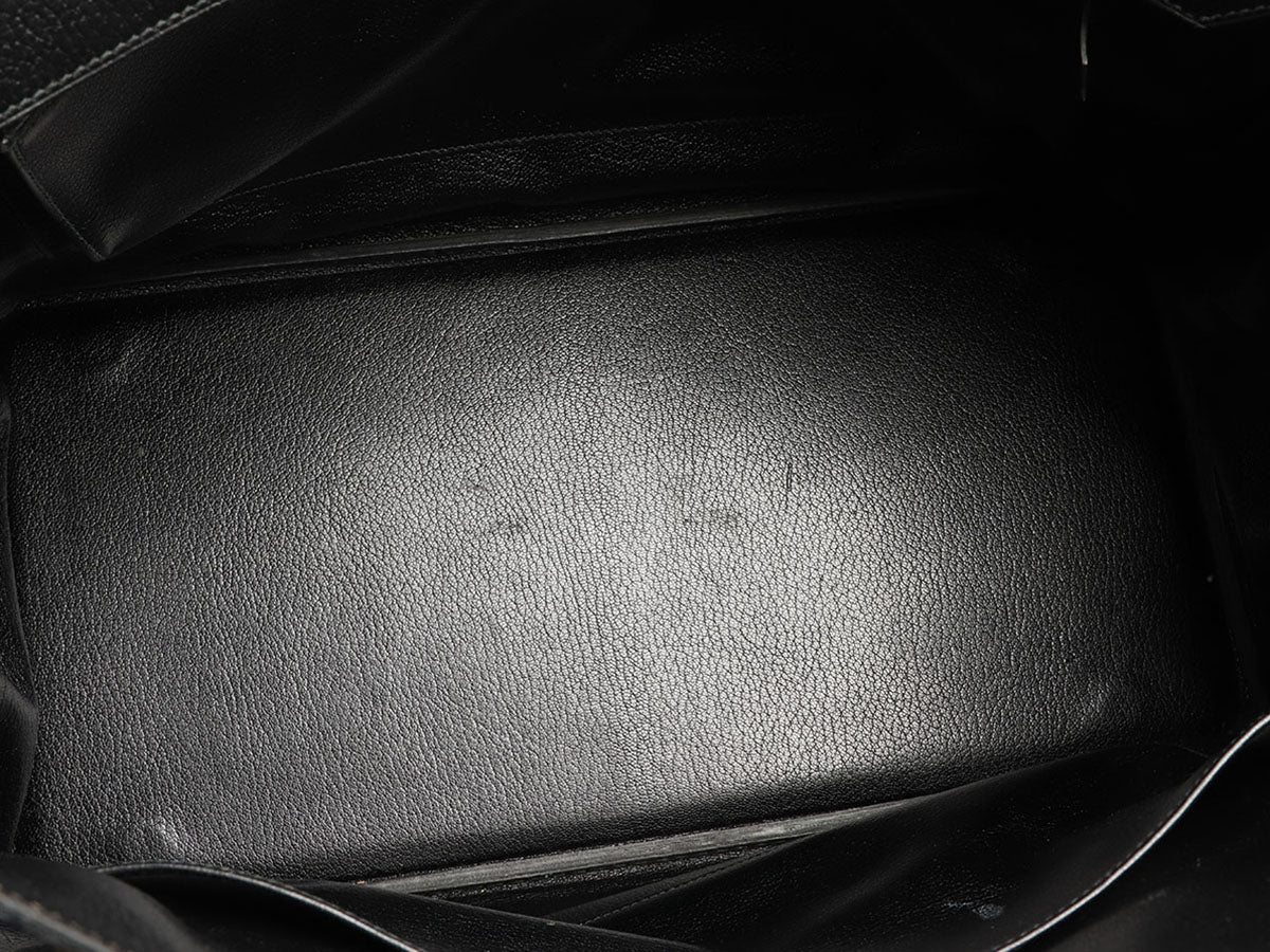 Hermès Vintage Black Ardennes Birkin 40 - Image 10