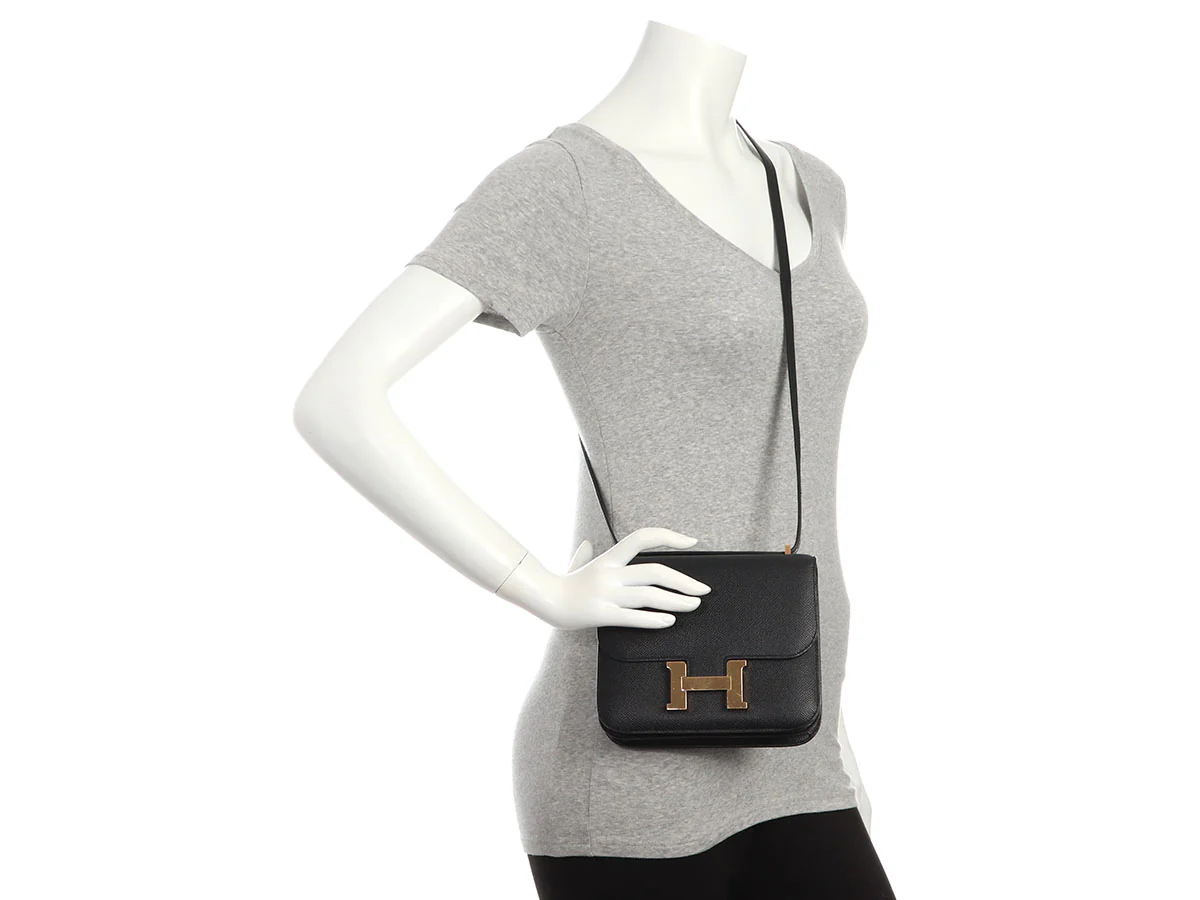 Hermès Black Epsom Constance 18 - Image 10