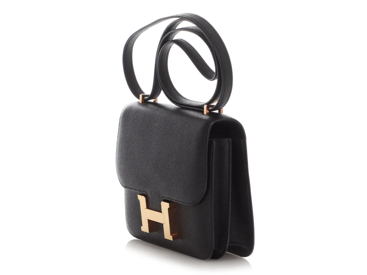 Hermès Black Epsom Constance 18 - Image 3