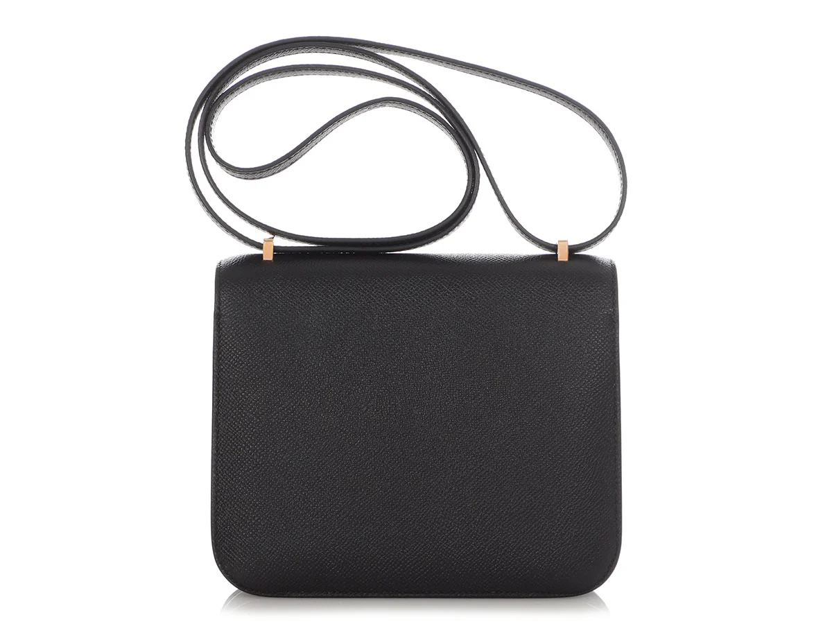 Hermès Black Epsom Constance 18 - Image 4