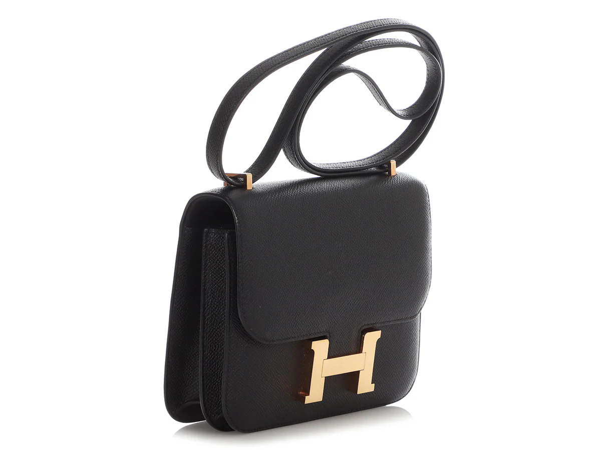 Hermès Black Epsom Constance 18 - Image 5