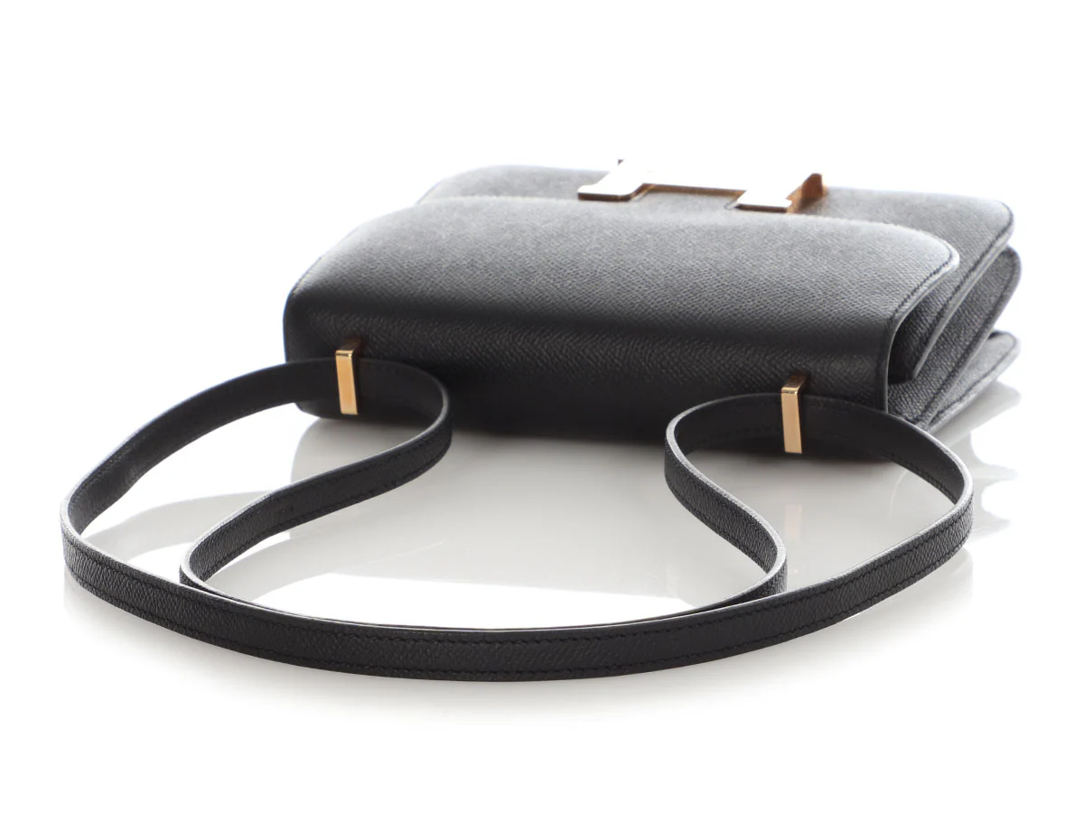 Hermès Black Epsom Constance 18 - Image 7