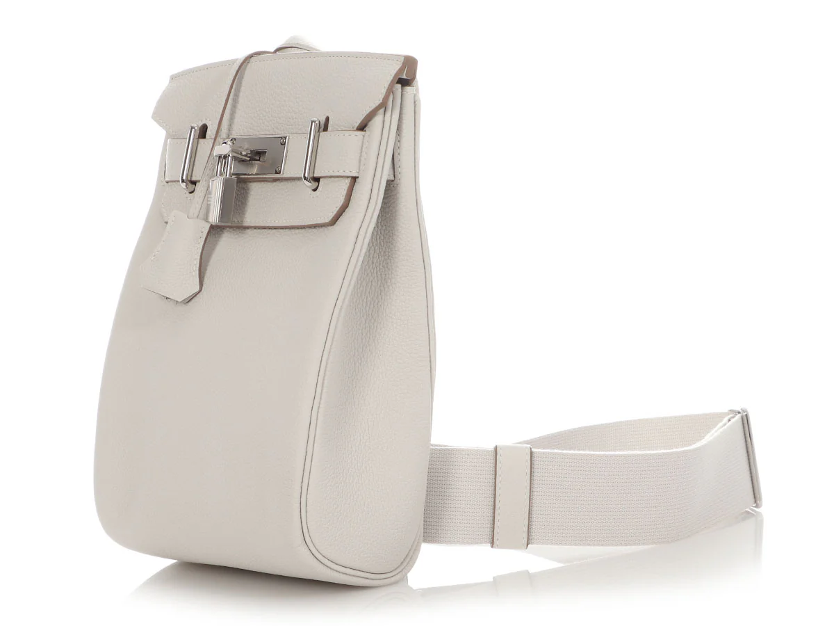 Hermès Gris Perle Togo Hac a Dos PM - Image 3