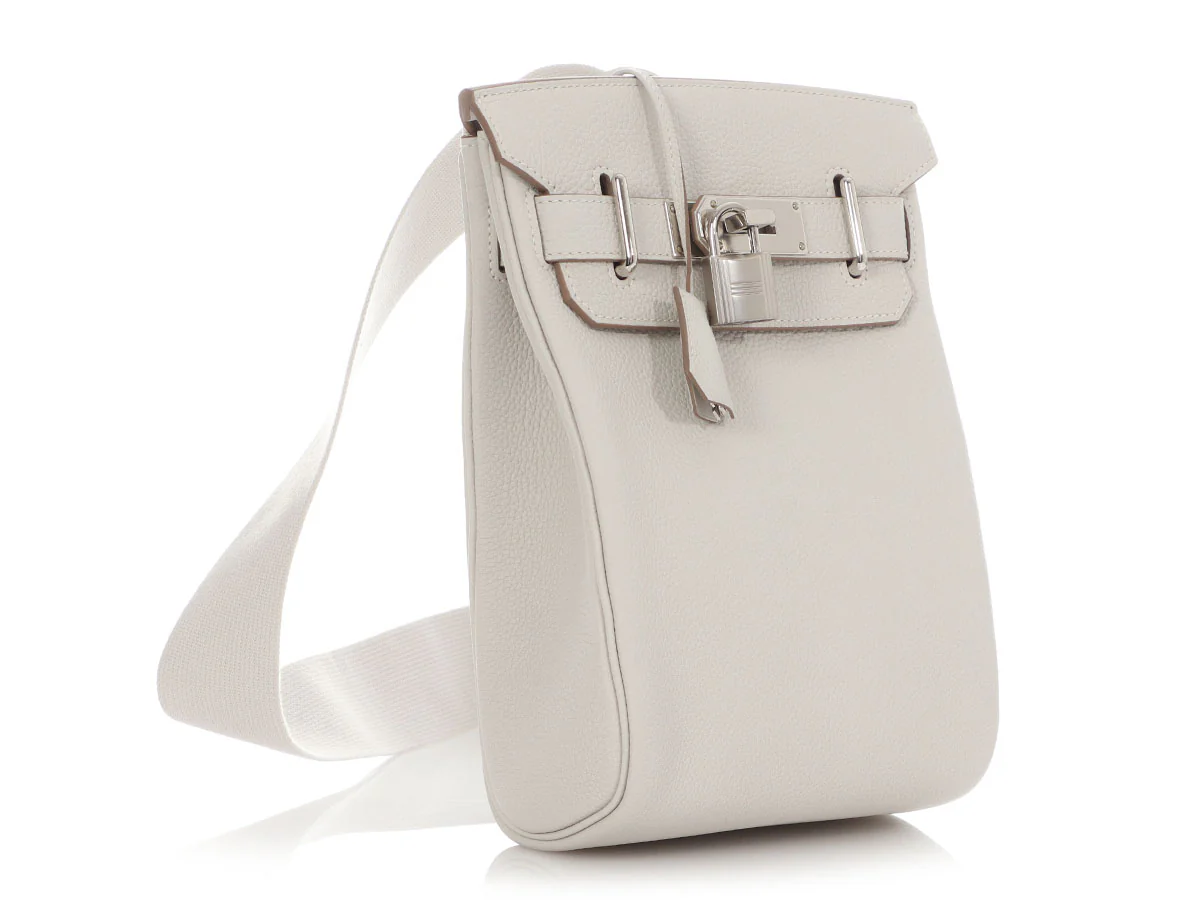 Hermès Gris Perle Togo Hac a Dos PM - Image 5