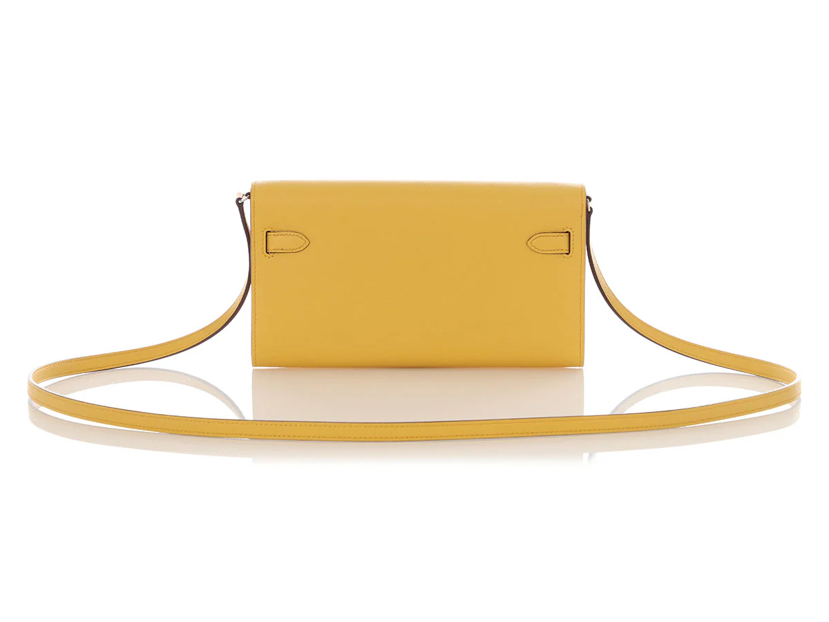 Hermès Sun Evercolor Kelly To Go Wallet - Image 5