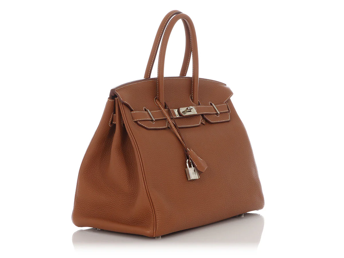 Hermès Gold Togo Birkin 35 - Image 5