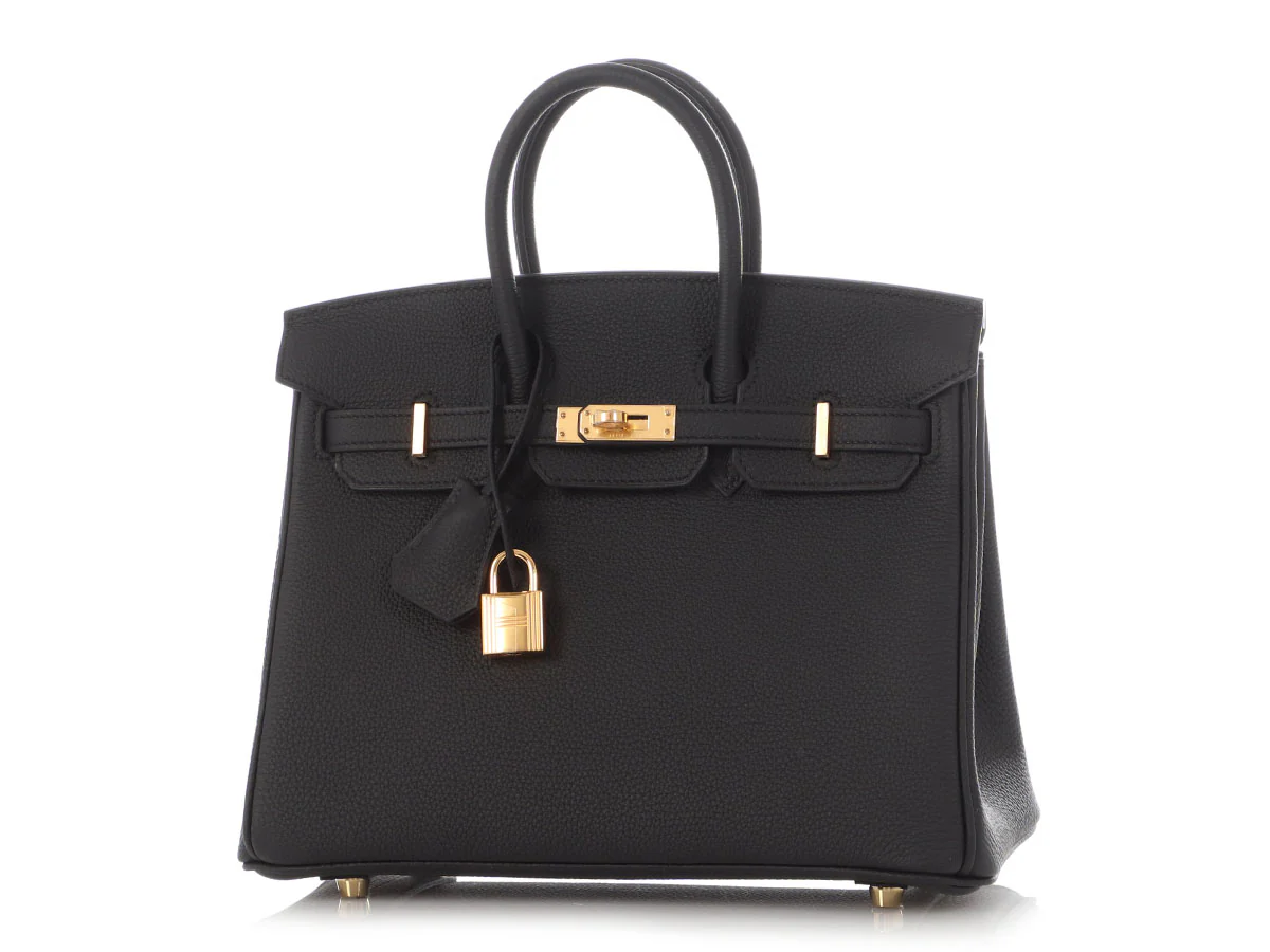 Hermès Black Togo Birkin 25 - Image 2