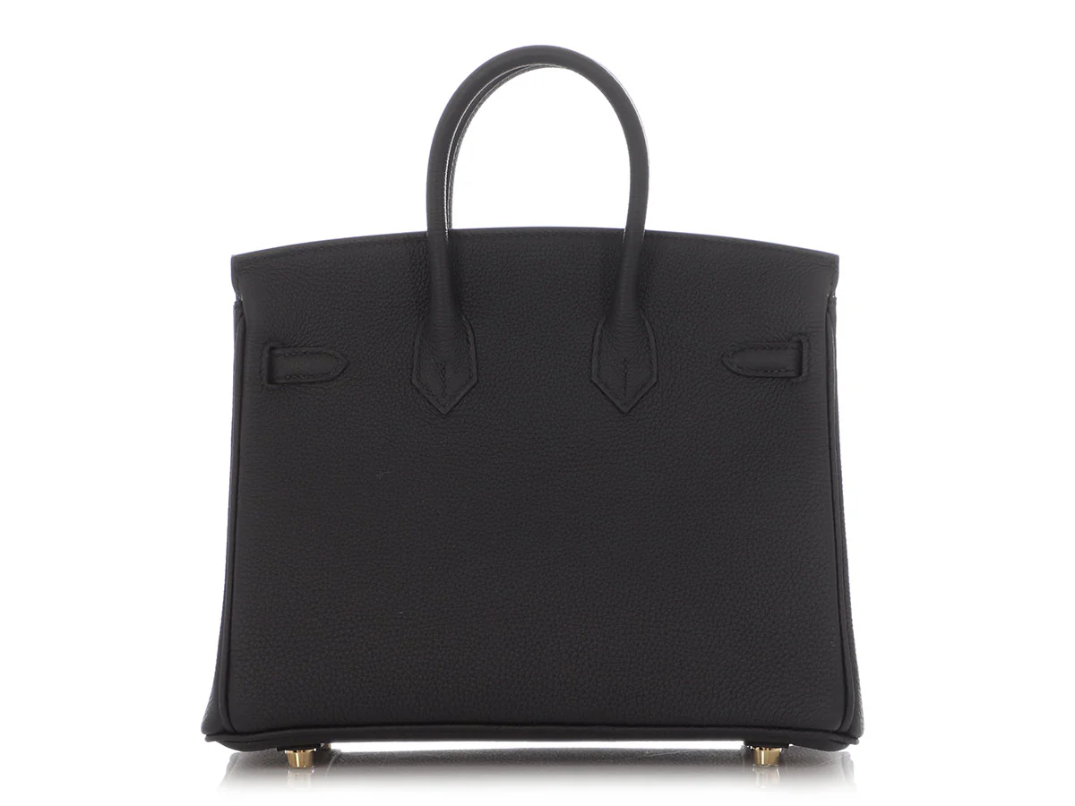 Hermès Black Togo Birkin 25 - Image 4