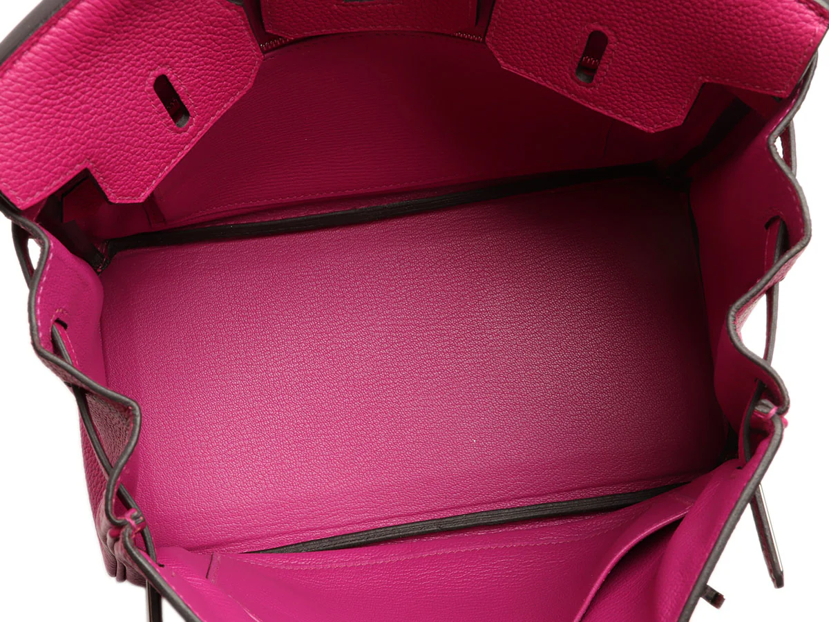 Hermès Rose Pourpre Togo Birkin 25 - Image 10