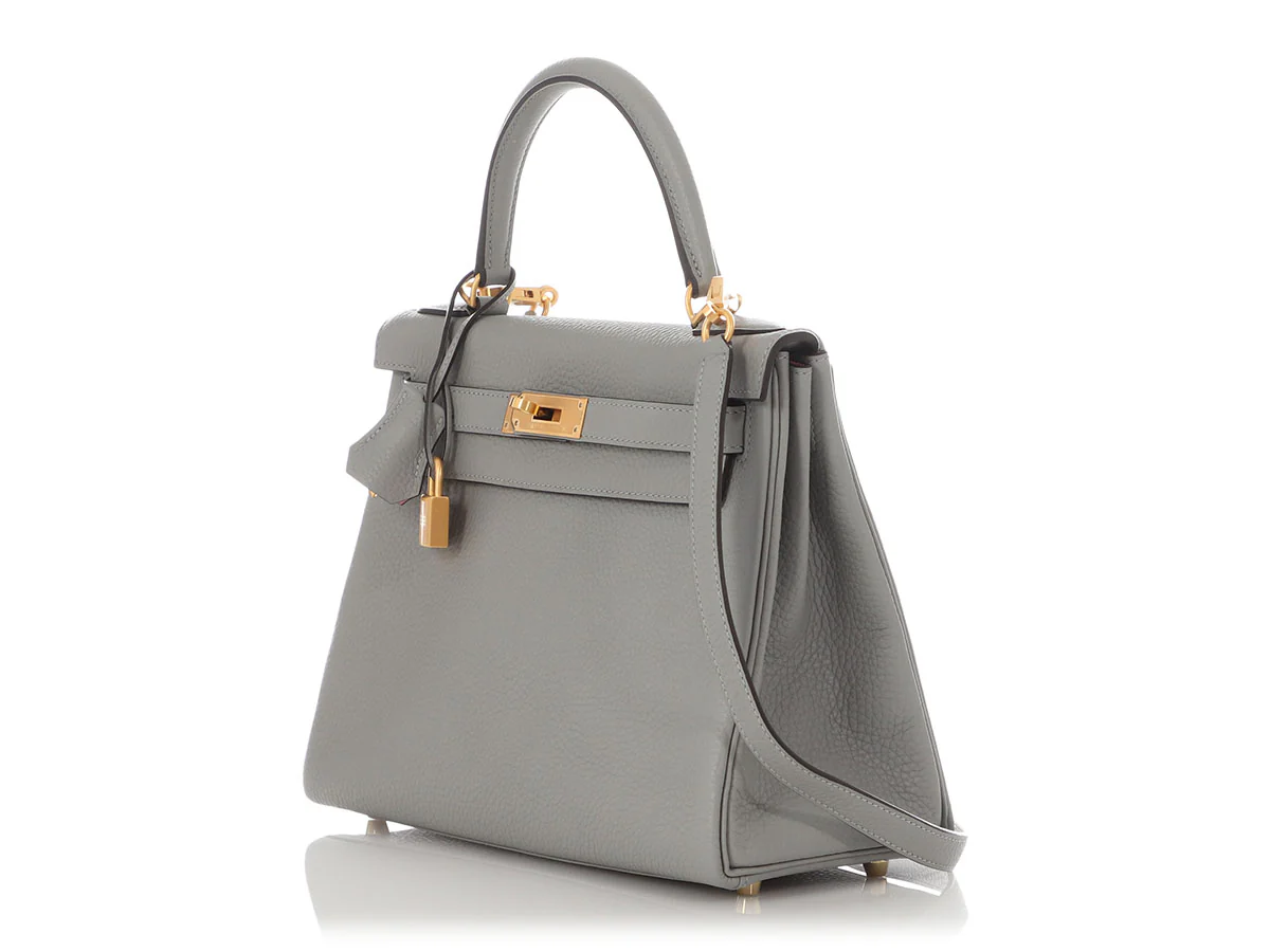 Hermès SO Gris Mouette and Rose Indien Clémence Kelly 28 - Image 4