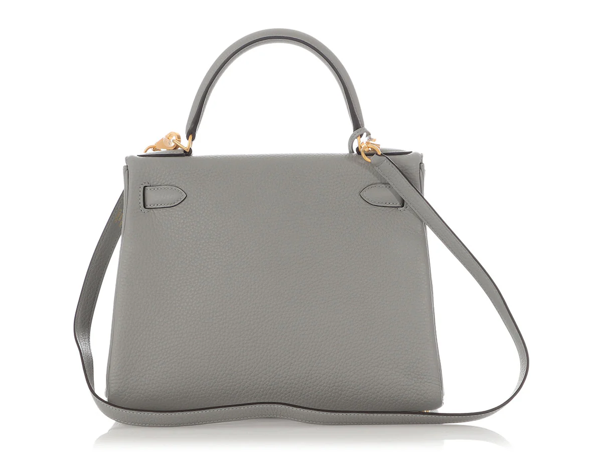 Hermès SO Gris Mouette and Rose Indien Clémence Kelly 28 - Image 5